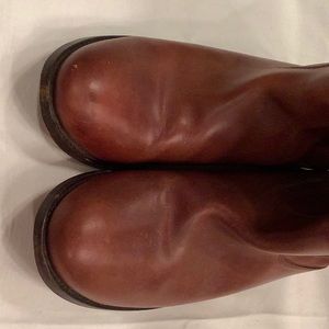 Frye brown leather boots size 9